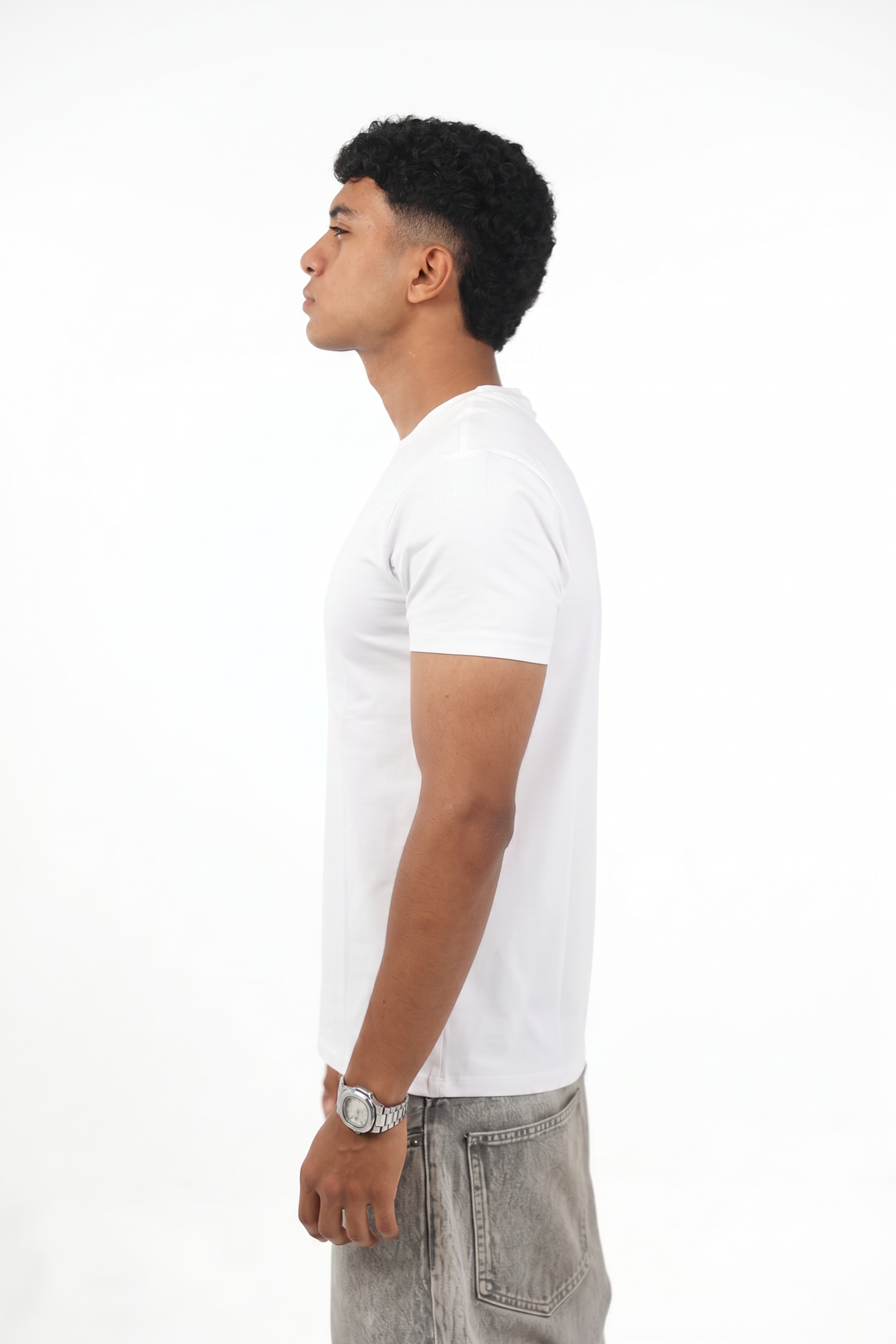 NC - SLIM TEE - white